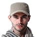Produktbild Fletion Herren Cotton Flat Top Cap Freizeit Kappe Baseballmützen UV-Sonnenhut für Outdoor-Sportarten
