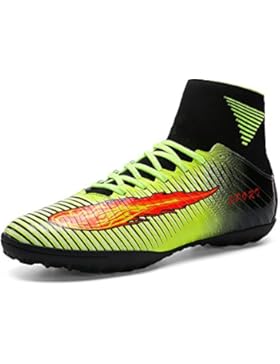 ASHION Kinder Fußball Stiefel Microfaser Cleats Teenager Training Schuh