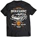 Produktbild 9377 Rockatansky Herren T-Shirt Mad Max MFP Main Force Patrol Pursuit Interceptor V8 Immortan Joe’s Fury Road Special Task Force(Large,Black)