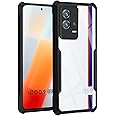 TheGiftKart Shockproof Crystal Clear Back Cover Case for iQOO 9 5G | 360 Degree Protection | Protective Design | Transparent Back Cover Case for iQOO 9 5G (PC, TPU | Black Bumper)