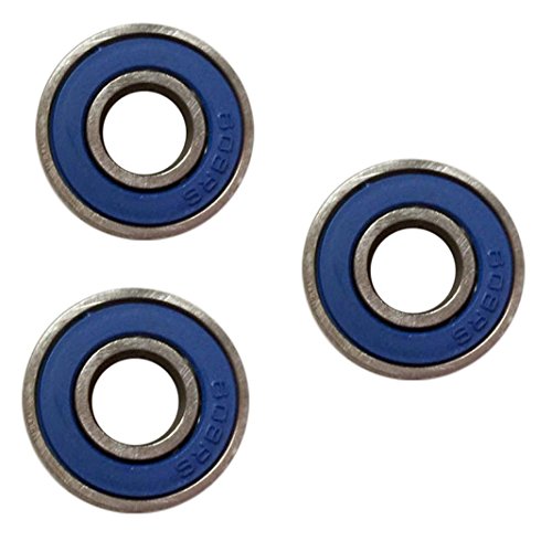 For Fidget Toy, JAMINY 3PCS 608 Hybrid Ball Bearings For Tri-Spinner Hand Spinner EDC Fidget Toy (Blue) For Fidget Toy, JAMINY 3PCS 608 Hybrid Ball Bearings For Tri-Spinner Hand Spinner EDC Fidget Toy (Blue)