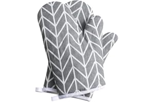 JITNGA 1 Pieza De Guantes para Hornear Guantes De Cocina Guantes De Cocina De Algodón Guantes De Horno Antideslizantes Resistentes Al Calor para Hornear Cocinar Parrilla Horno Microondas