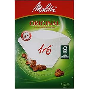 400 Filtres à Café Melitta Original Type 1x6 - Naturel - Pour Machines à Café - Aroma Enjoyment