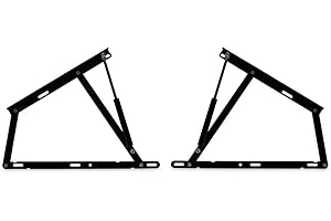 DORMIDAN Dormidán - Pack 2 Sistema de elevación con amortiguadores, bisagras + resortes de Gas para canape abatible 1150 Newtons