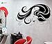 Produktbild Vinyl wand applique friseursalon schönheit friseur stylist innenraum kunst entfernbare dekorative aufkleber 57 * 88 cm