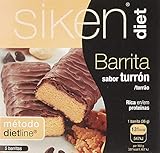barritas proteicas siken diet 132 kcal Siken Diet Barrita Turrón - 5 Unidades