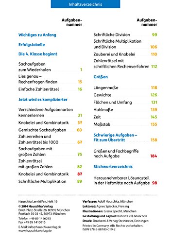Textaufgaben 4 Klasse Dr Hauschka - 