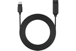 Reolink 4,5m langes 6W-Solarpanel-Verlängerungskabel (Schwarz) für Solar-Kamerasystem Argus PT Ultra, Go PT Ultra, TrackMix, Duo 2, Argus 3 Ultra usw., die mit Typ-C-Ladeanschluss ausgestattet ist