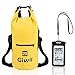 Produktbild Giwil 10L 20L 30L Trockentasche Dry Bag Wasserdichter Sack Wasserfester Packsack Wasserdichte Trockentasche Trockenbeutel zum Bootfahren Wandern Kajaken Kanufahren Angeln Schwimmen Skifahren Snowboarden mit wasserdichter Handyhülle