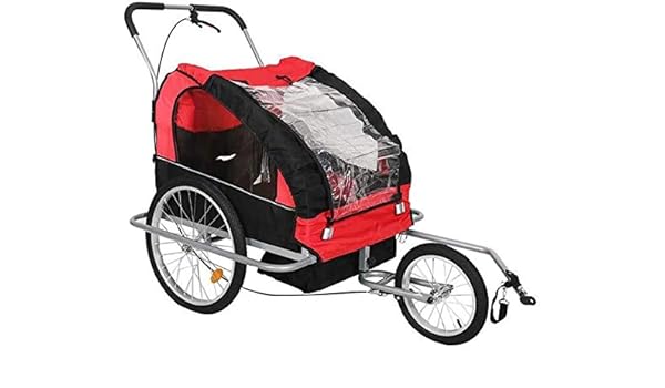 jogging stroller and bike trailer