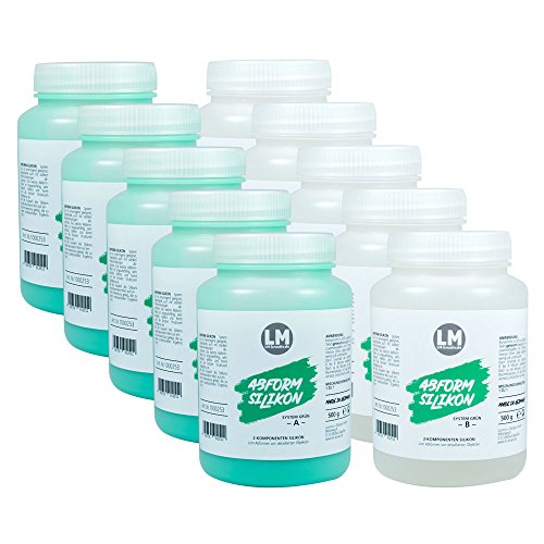 Abform Silikon 5 kg -Grün- Flüssigsilikon, Bastelsilikon, Flüssiges Silikon, Dubliersilikon, Abformmasse, Dubliersilikon, Additionsvernetzendes Silikon, Silikonkautschuk, Dubliersilikon, Dubliermasse