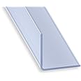 Angolare preformato in PVC trasparente, 20 x 20 mm, 1 m