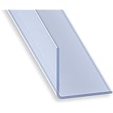 Angolare preformato in PVC trasparente, 20 x 20 mm, 1 m