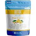 Better Bath Better Body Detox Salt 32 Ounces Epsom Salt with Ginger and Lemon Essential Oils Plus Vitamin C and All Natural Ingredients BPA Free Pouch With Easy Press-Lock Seal