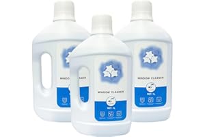 ZROLBENTG Fensterglasreiniger 1L, 3er-Pack, Kompatibel mit ECOVACS Winbot W1 PRO/W2 PRO OMNI/Winbot MINI Fensterputzroboter, Fensterreinigungslösung Window Cleaning Solution