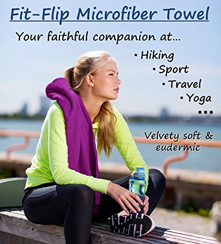 Mikrofaser Handtücher in ALLEN Größen / 12 Farben – klein, leicht und ultra saugfähig – das perfekte Sporthandtuch, Reisehandtuch, Microfaser-Badetuch, XXL Strandhandtuch, Sauna Microfaser Handtuch groß - 7