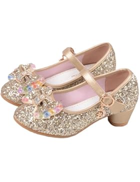 O&N Prinzessin Gelee Partei Absatz-Schuhe Sandalette Stöckelschuhe für Kinder