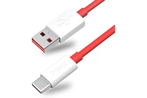 TITACUTE Kabel do OnePlus 11, 10, 8 Pro, kabel do ładowania Dash Charge 1,8 m, kabel do ładowania, ładowarka USB typu C, szybkie ładowanie danych, kabel kompatybilny z OnePlus Nord 2T/Buds/8 8T 7T 7