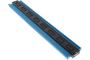 B Baosity Outil de Duplicateur Jauge de Contour 50cm Carrelage de Jauge de Profil de Copie de Contour de Haute Précision - Bleu