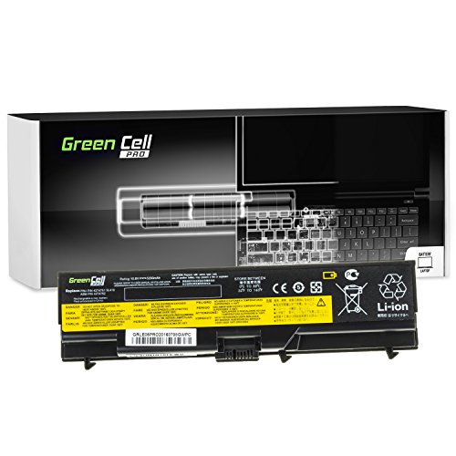 Green Cell® PRO Serie Laptop Akku für Lenovo ThinkPad Edge E520 (Original Samsung SDI Zellen, 6 Zellen, 5200mAh, Schwarz)