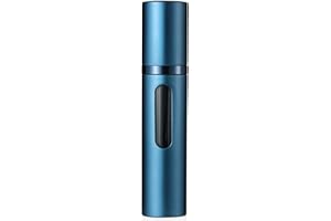 TRAVELOFO Perfume Atomiser Refillable Perfume Bottle for Travel, Leaking Proof Mini Empty Perfume Spray Bottle for Women and Men, 8ml - Blue