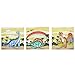 Fantasy Fields by Teamson Dinosaur Kingdom Childrens Bedroom Canvas Kids Wall Art Set Gift TD-0200A