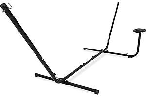 ‎VITA5 VITA5 Hängemattengestell Outdoor - Hängemattengestell für Hängematten - Stabiles Stahl Hängematte mit Gestell Klappbar - Tragbarer Ständer für Hängematte (Mit Getränkehalter)