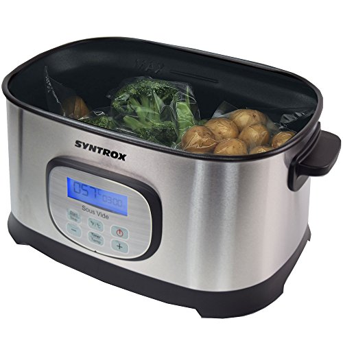 Syntrox Germany Sous Vide Kocher Multikocher, Vakuumgarer, Slow Cooker Langsamgarer, Schongarer der Premiumklasse - 3