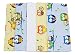 ByBoom® - Molton cloths - flannel nappies - sickly cloths - colourful, fluffy, soft - 70x80 cm - pack of 5, 100% cotton; MADE IN EU, Color:Blue - Owls