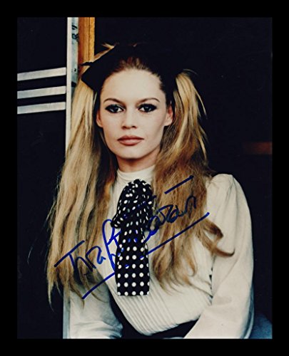Brigitte Bardot Autographed Signed And Framed Photo