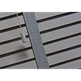 Optimal Products Faux Wood Window Venetian Blinds Blind With Tape 50mm Slats White Grey TRIMMABLE Fittings Included Luxury Look (Grey, 105 x 150 cm)