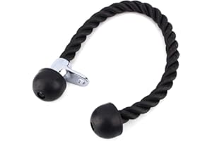 DIOCHE Triceps Biceps Lina, Nylon Pull Lina Multi-Gym Triceps Lina Push The Pull-Down Rope Multi Gym Sports Training Pomoce Uchwyt do wyciągania linki, 70 Cm
