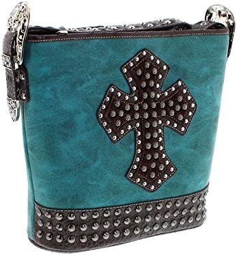 Fashion Boots Women's Cross-Body Bag multi-coloured turquoise