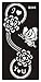STENCILS TEMPLATES TATTOO Mehndi Stencill Henna Designs S208 - single use- suitable for Henna Tattoo Glitter Tattoo and Airbrush Tattoo