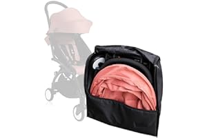 SeedFuture Borse da Trasporto per Passeggini Nera per Babyzen YOYO, Accessori per Passeggino e Zaino da Viaggio per Carrozzina