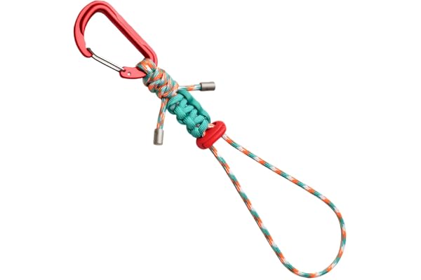 Paracord Lanyard Robust Paracord Rem Med Karabinhake | Rep Lanyard För Män Och Kvinnor, Vattenflaska, Camping, Ryggsäck, Fril