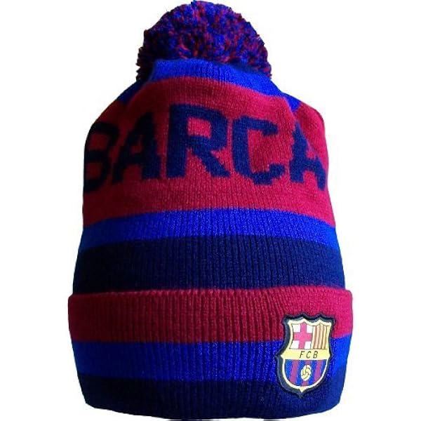Bonnet FC Barcelone Officiel Neymar - Taille Enfant - 100% Acrylique - Licence Barça - 6