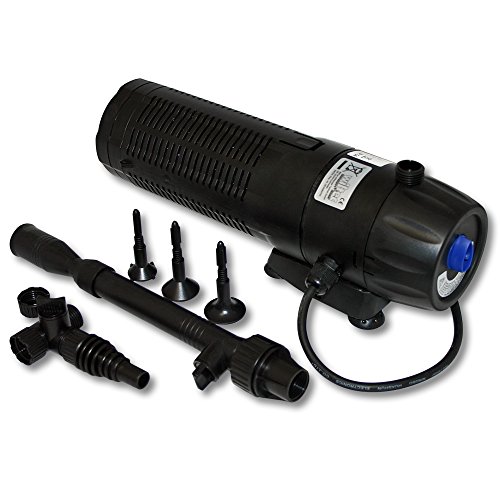 SunSun CUP-129 UVc 9W Klärer Springbrunnenpumpe Teichpumpe mit 4 Fontänendüsen 1000l/h 24W - 3