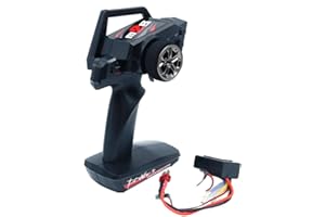 DollaTek WLtoys 1/12 RC Ricambi per auto Telecomando 12428-0343 Controller V2 2.4G con 3 in 1 Accessori per ricambi per ricevitore RC