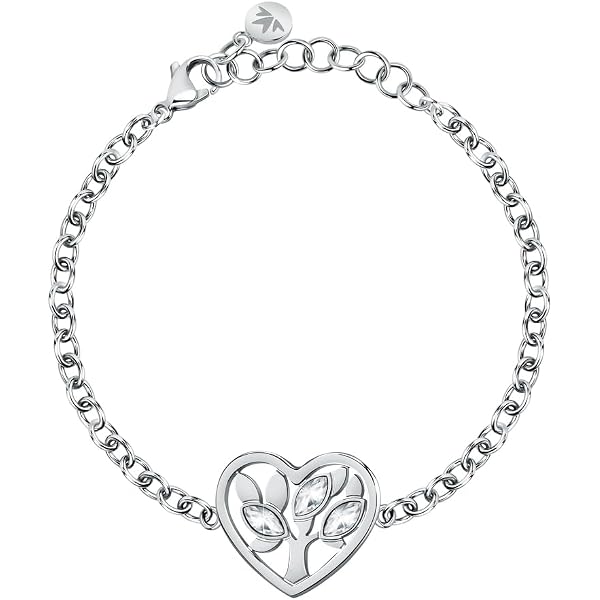 Morellato Passioni Women's Bracelet Capsule Collection in Steel, Crystals - SAUN25, 19cm, Alloy Steel, crystal