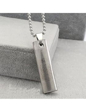 Wunderschöne Anhänger, Koran Gebet Verset MU02 Silber Ton