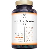Multivitaminas y Minerales, 200% Dosis Diaria, Complejo Vitam&iacute;nico Completo. Magnesio, Vitamina C, Vitamina D, Zinc, B1, B6,