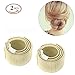 Produktbild MLMSY Hair Bun Maker Haar Donut Brötchen Women's Fashion Hair Styling Tool French Twist Magic DIY Easy Dutt (beige)