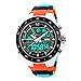 Produktbild Herren-Sportuhr 50M wasserdicht analog / digital mit Alarm / Stoppuhr / Leuchtanzeige SKMEI 1016 bunt( schwarz, weiß, orange, blau, grün)