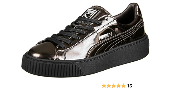 puma plateforme metallic