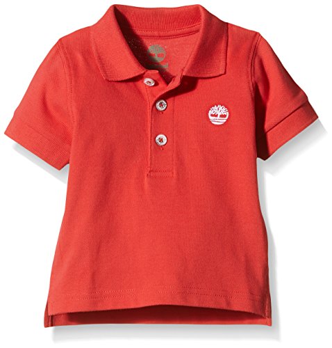 Timberland Baby Boys POLO MANCHES COURTES GARCON - Polo Shirt - Red (Pimento), 12-18 Months (Manufacturer size: 18 mois (Taille fabricant18 mois)