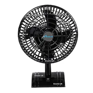 Enamic UK Mini Table Fan 9 Inch 100 % Copper Motor 1 Year Warranty Limited Edition || Model ? Sweety Black || XZ477