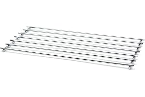 CKB LTD® Large Rectangular Metal Trivet Chrome Steel - Premium Worktop Saver Work Surface Protector Metal Mat For Resting Hot