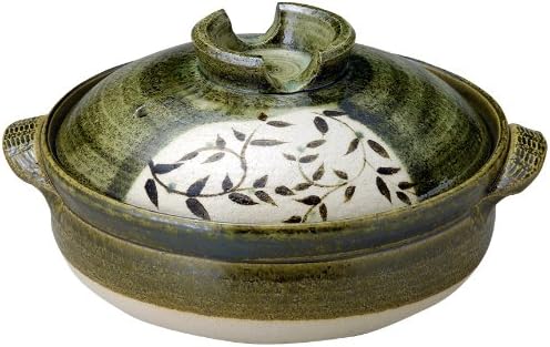 Perpetuity baked earthen pot (pot) No. 7 1-2 people for Oribe arabesque 13-14168