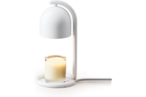 SwitchBot Inteligentna lampa do podgrzewania świec z timerem i ściemniaczem, podgrzewacz świec do Apple Home i Alexa, elektryczny topiący wosk na urodziny, prezent na parapetówkę, elegancki wystrój